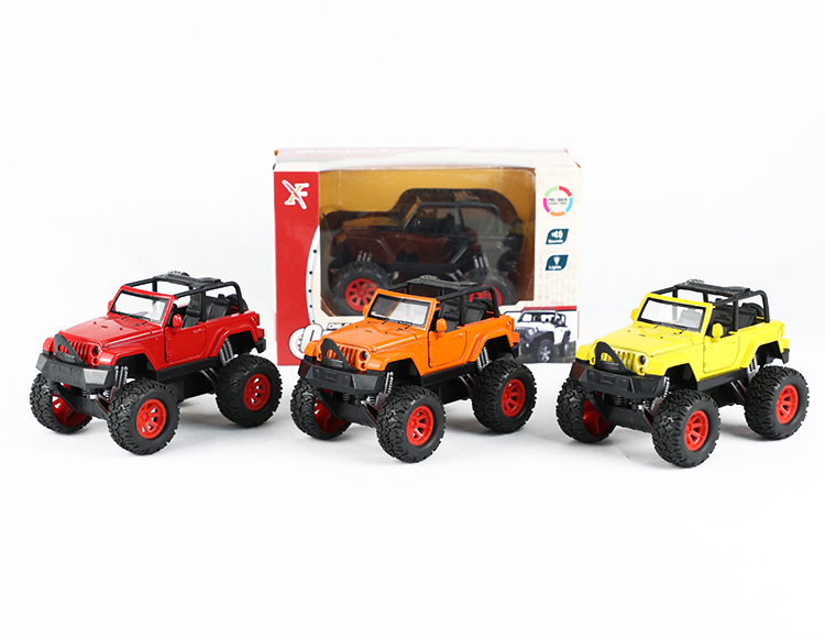 1:32牧马人（敞蓬）合金回力大轮车 XL80119(OPEN)