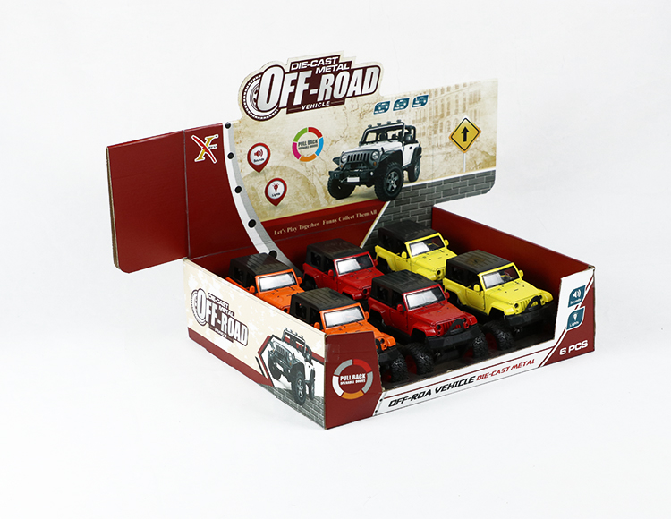 1:32牧马人（有斗）合金回力大轮车 XL80119-6L(BODY)