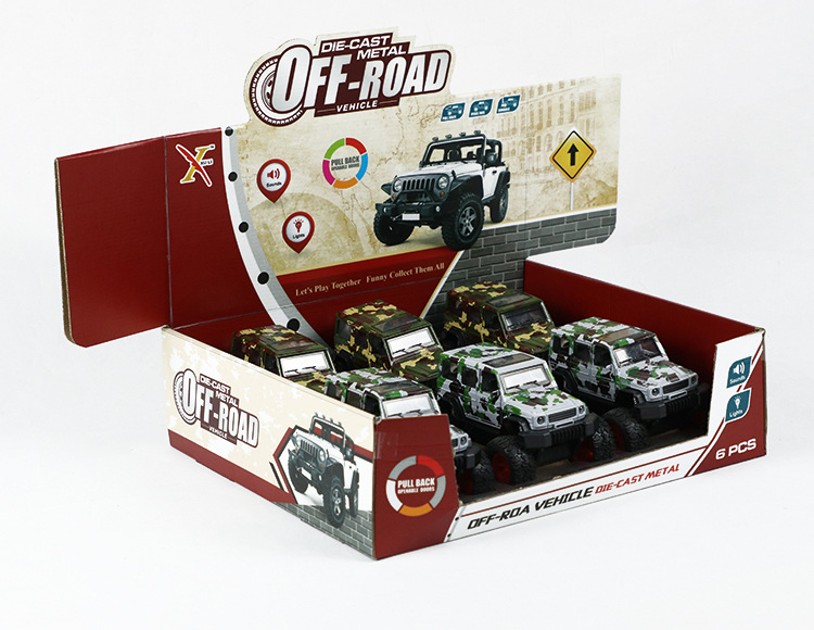 1:32 G65合金回力大轮军车 XL80119-6P(G65)