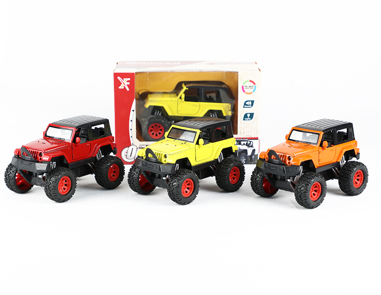 1:32牧马人（有斗）合金回力大轮车 XL80119L(BODY)