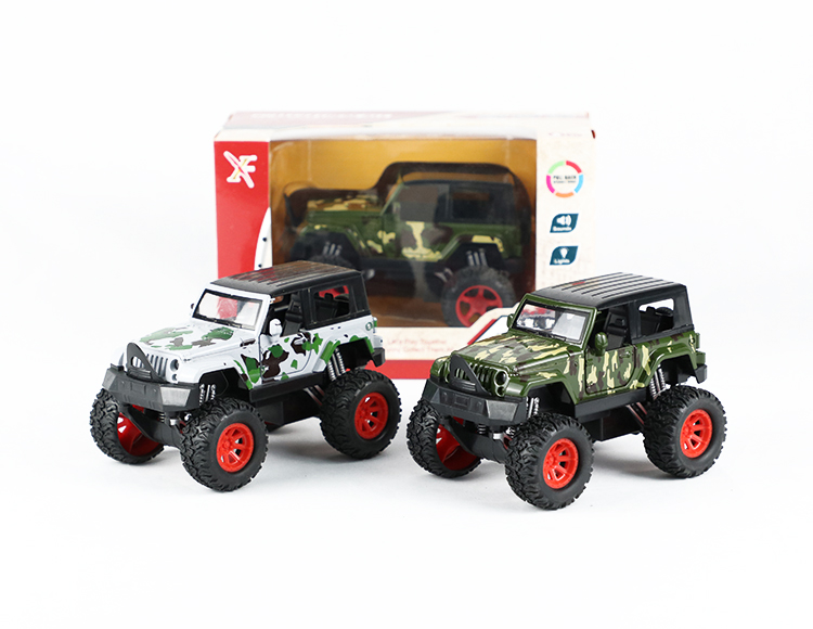 1:32牧马人（有斗）合金回力大轮军车 XL80119P(BODY)