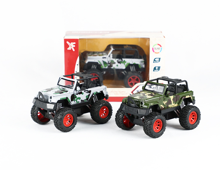 1:32牧马人（敞蓬）合金回力大轮军车 XL80119P(OPEN)