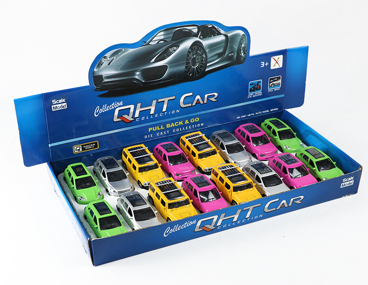 1:39悍马，路虎，Q7，保时捷合金回力跑车 XL80120-12