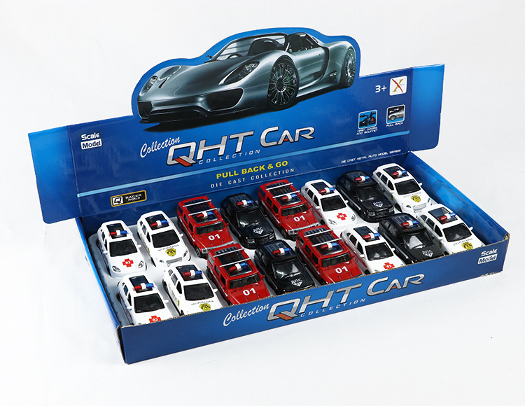 1:39悍马，路虎，Q7，保时捷合金回力俄文车 XL80120-12FF