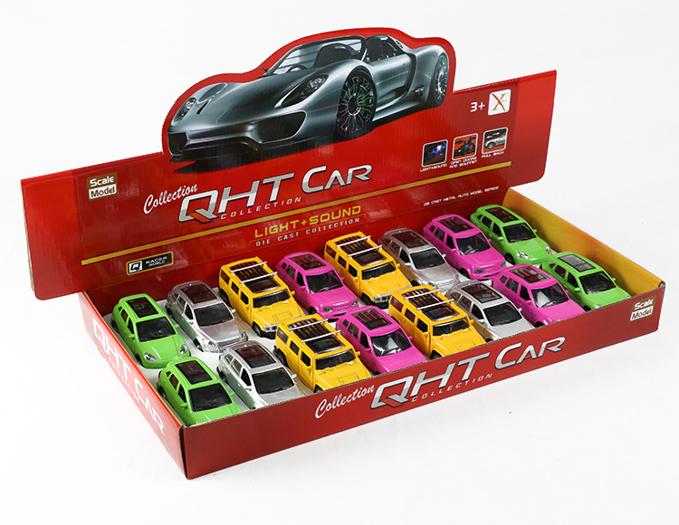 1:39悍马，路虎，Q7，保时捷合金回力跑车 XL80120-12L