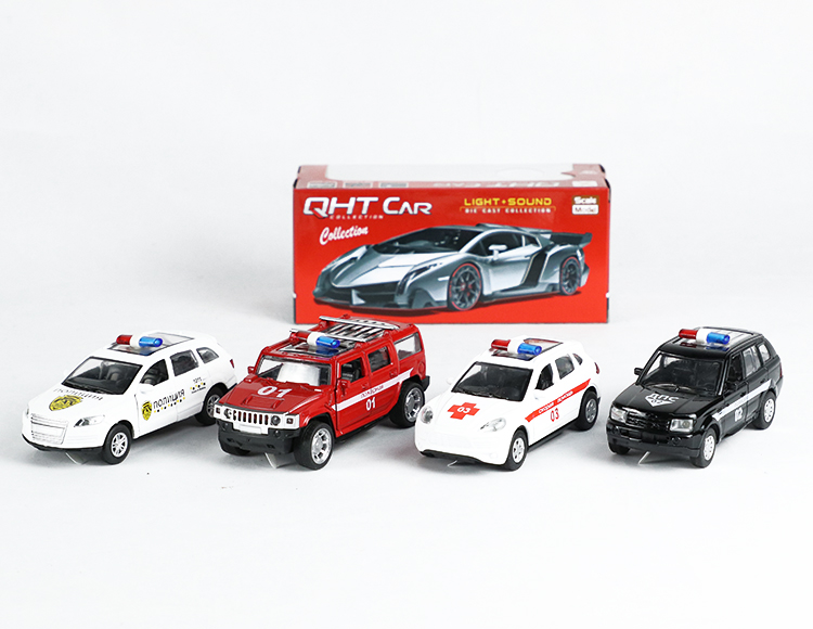 1:39悍马，路虎，Q7，保时捷合金回力俄文车 XL80120FFL