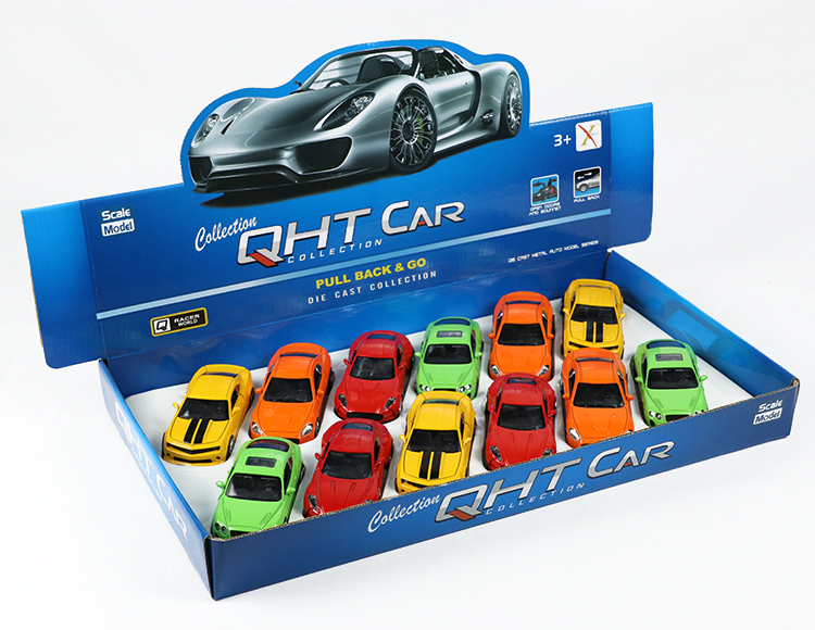 1:33马沙拉帝，阿斯顿马丁，宾利，大黄蜂合金回力跑车 XL80121-12