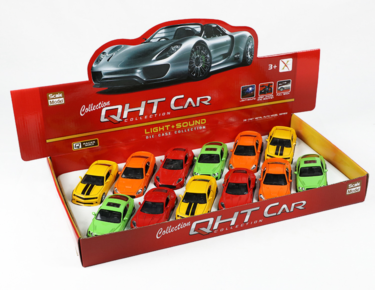 1:33马沙拉帝，阿斯顿马丁，宾利，大黄蜂合金回力跑车 XL80121-12L