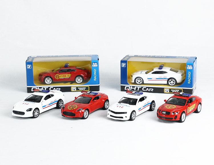 1:33马沙拉帝，阿斯顿马丁，宾利，大黄蜂合金回力消防车 XL80121F