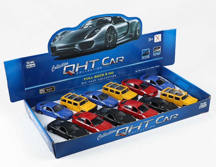 1:32宝马X6，M5，法拉利，悍马，合金回力跑车 XL80122-12