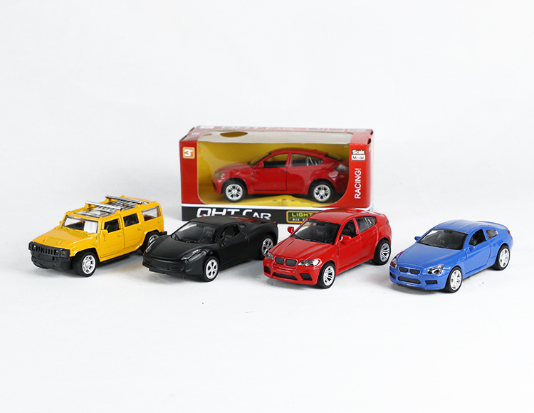 1:32宝马X6，M5，法拉利，悍马，合金回力跑车 XL80122L