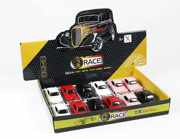 1:32合金回力老爷车跑车 XL80123-12L