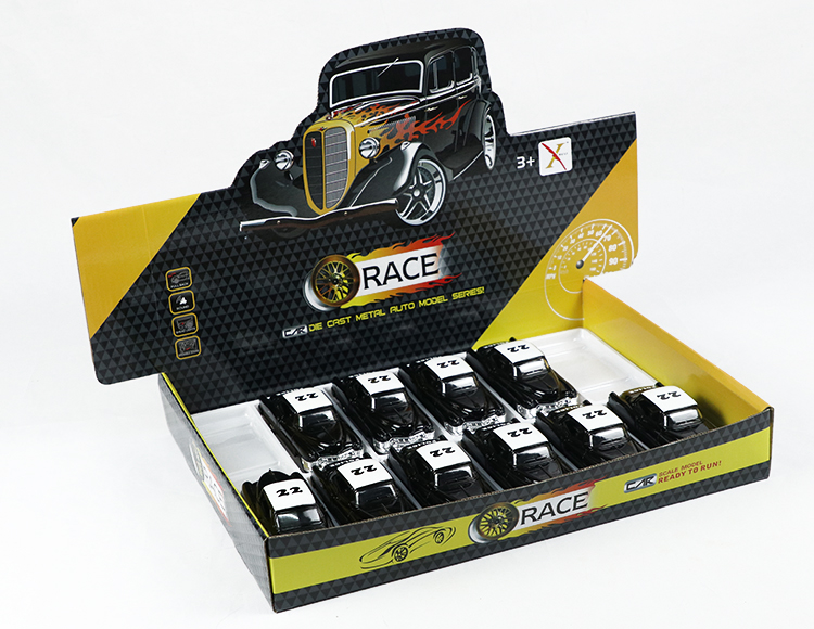 1:32合金回力老爷车警车 XL80123-12PL