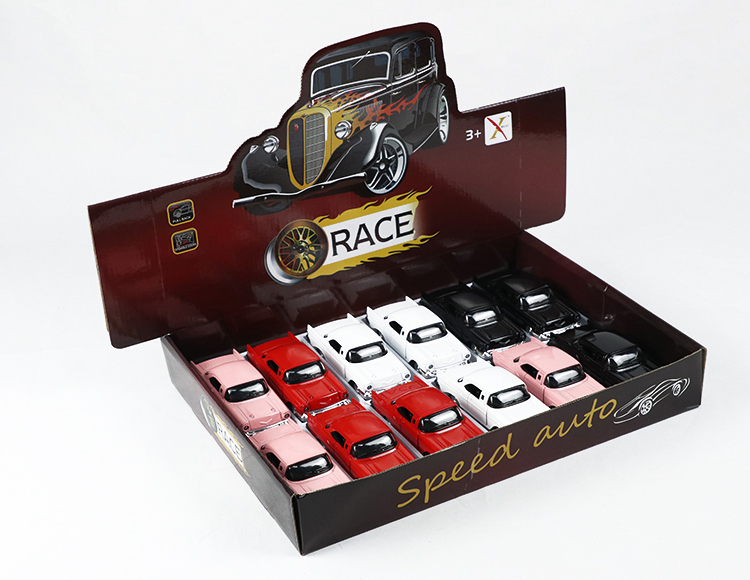 1:32合金回力老爷车跑车 XL80124-12