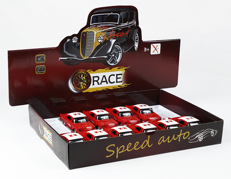 1:32合金回力老爷车消防车 XL80124-12F