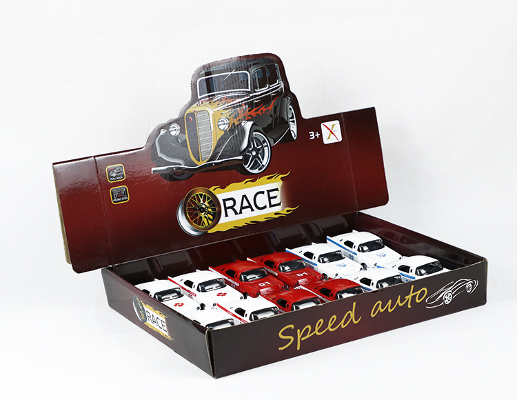 1:32合金回力老爷车俄文消防车 XL80124-12FF