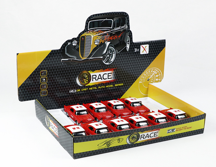 1:32合金回力老爷车消防车 XL80124-12FL