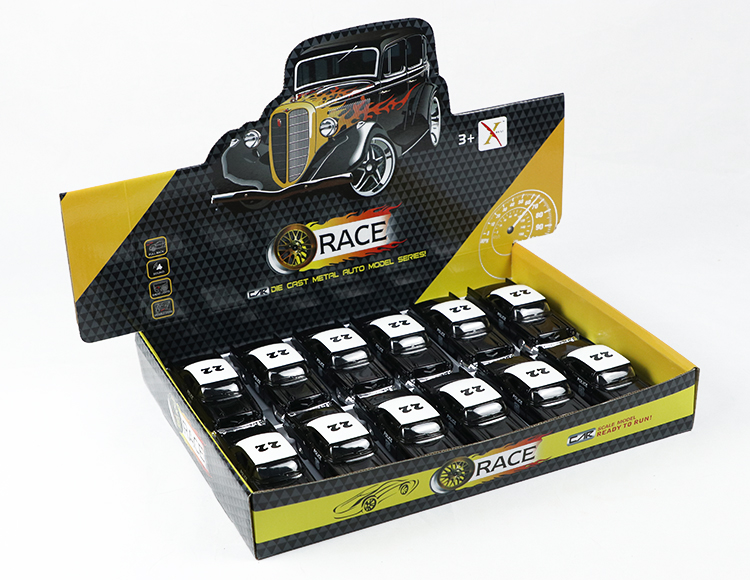 1:32合金回力老爷车警车 XL80124-12PL