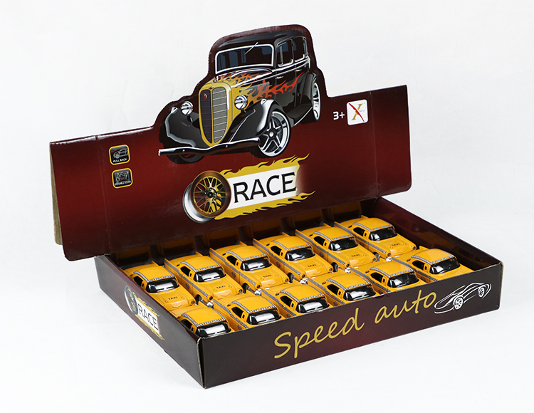 1:32合金回力老爷车的士车 XL80124-12T