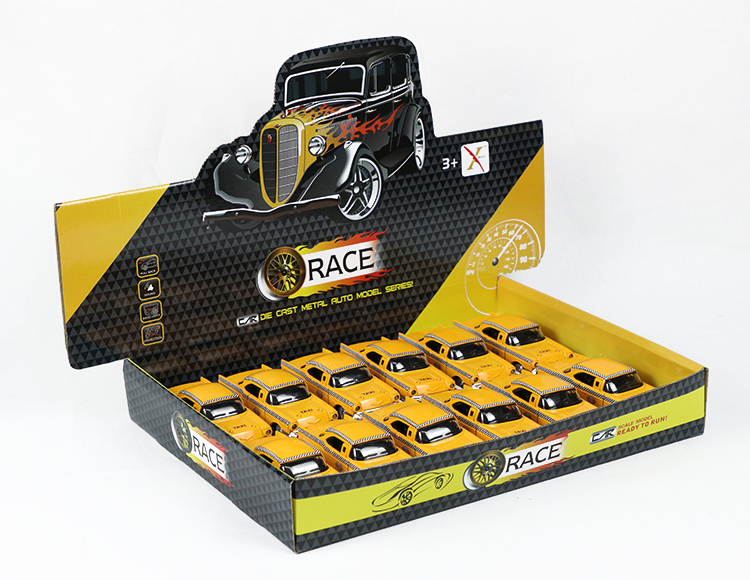 1:32合金回力老爷车的士车 XL80124-12TL