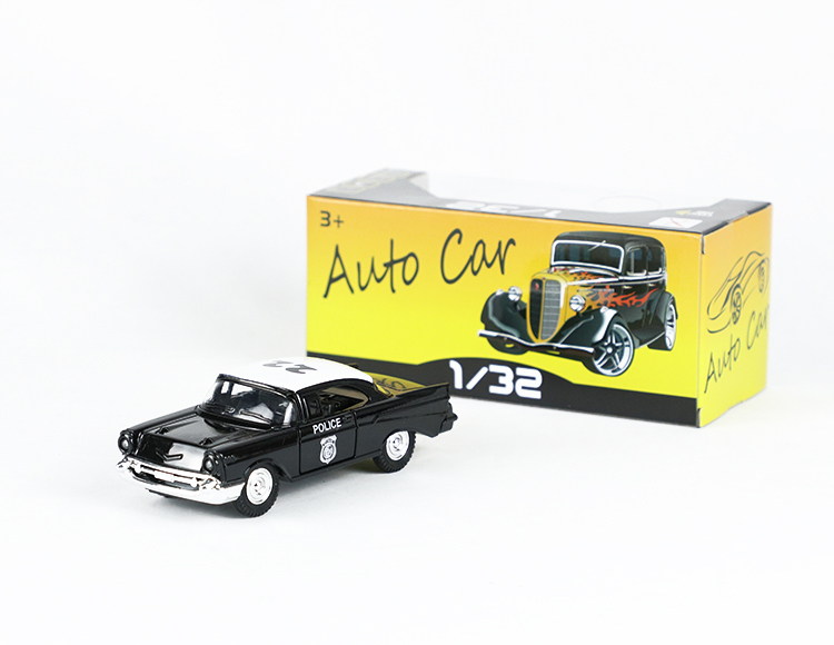 1:32合金回力老爷车警车 XL80124PL