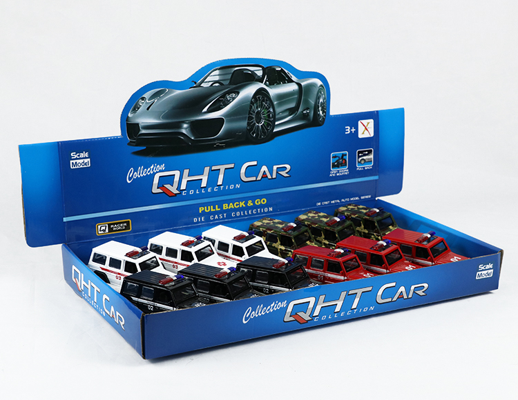 1:32奔驰G65合金回力军+俄文车 XL80125-12F(G65)