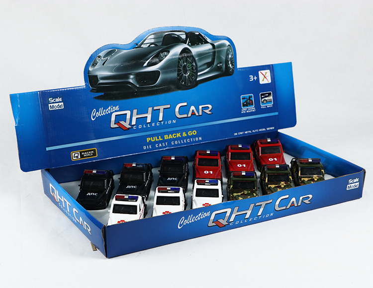 1:32奔驰G63合金回力军+俄文车 XL80125-12F(G63)