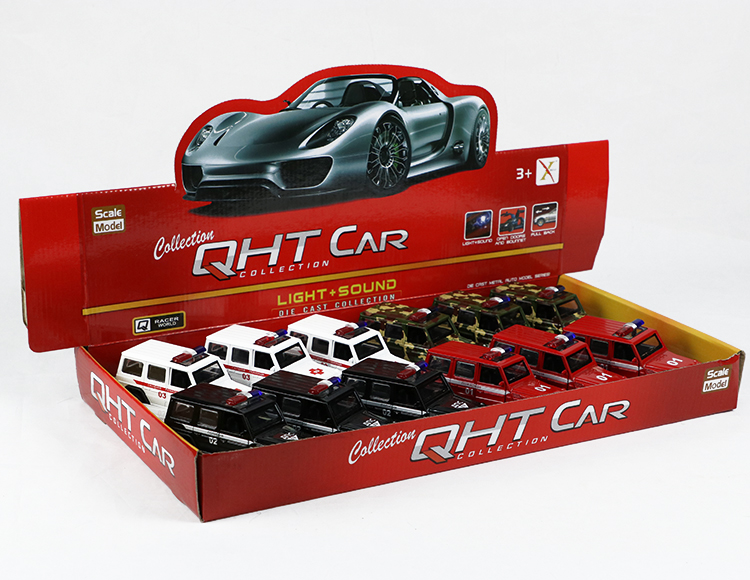 1:32奔驰G65合金回力军+俄文车 XL80125-12FL(G65)