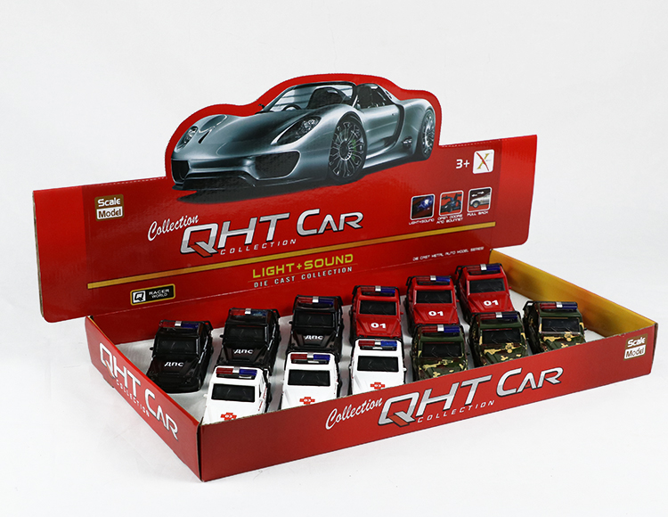 1:32奔驰G63合金回力军+俄文车 XL80125-12FL(G63)