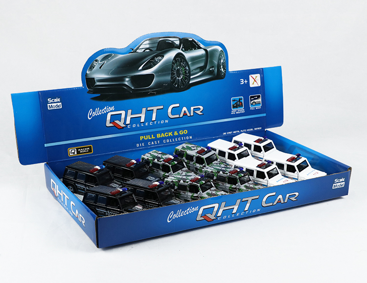 1:32奔驰G65合金回力警车 XL80125-12P(G65)