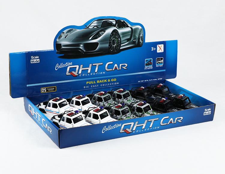 1:32奔驰G63合金回力警车 XL80125-12P(G63)