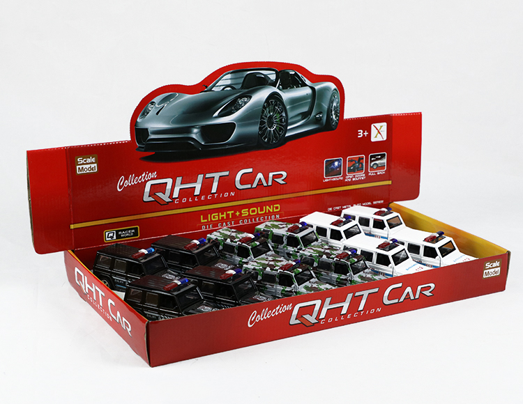 1:32奔驰G65合金回力警车 XL80125-12PL(G65)