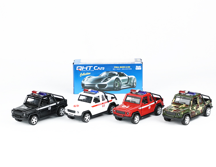 1:32奔驰G63合金回力军+俄文车 XL80125F(G63)