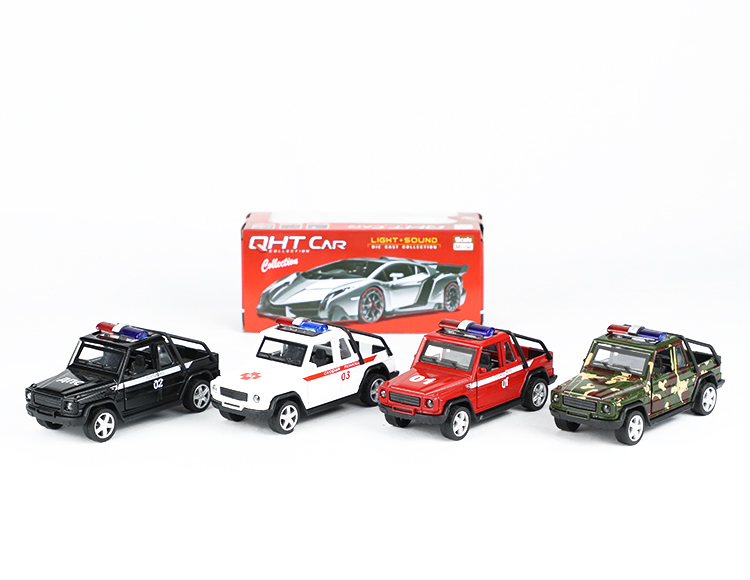 1:32奔驰G63合金回力军+俄文车 XL80125FL(G63)