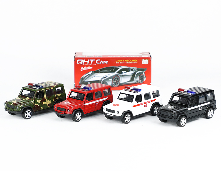 1:32奔驰G65合金回力军+俄文车 XL80125FL(G65)