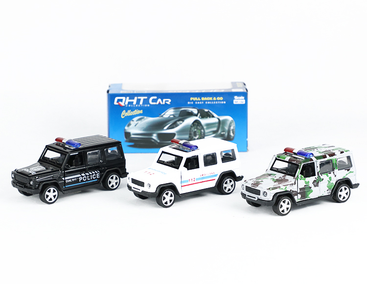 1:32奔驰G65合金回力警车 XL80125P(G65)