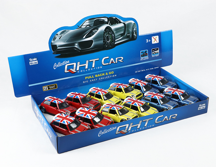 1:32合金回力GT迷你宝马车 XL80126-12