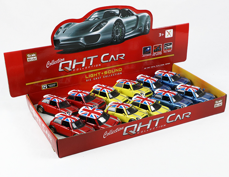 1:32合金回力GT迷你宝马车 XL80126-12L