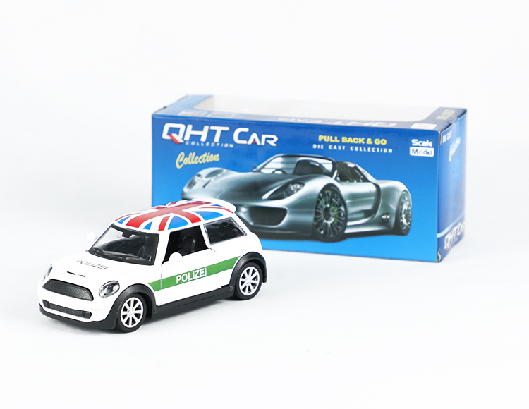1:32合金回力GT迷你宝马警车 XL80126P