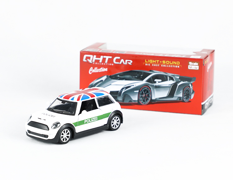 1:32合金回力GT迷你宝马警车 XL80126PL