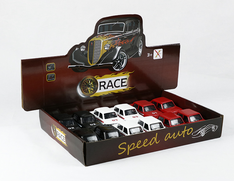 1:32合金回力老爷车拉达消防车 XL80128-12F(LADA)