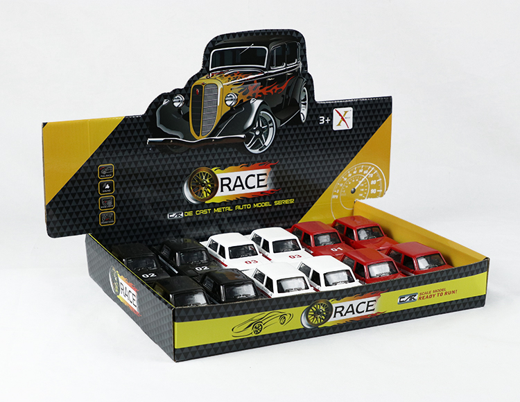 1:32合金回力老爷车拉达消防车 XL80128-12FL(LADA)