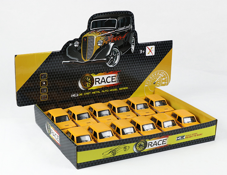 1:32合金回力老爷车拉达的士车 XL80128-12TL(LADA)