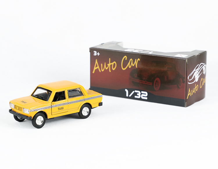 1:32合金回力老爷车拉达的士车 XL80128T(LADA)