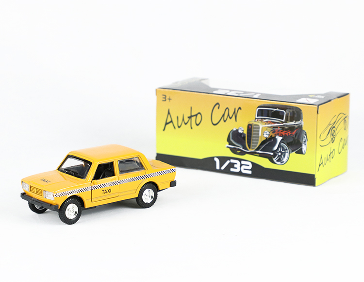 1:32合金回力老爷车拉达的士车 XL80128TL(LADA)