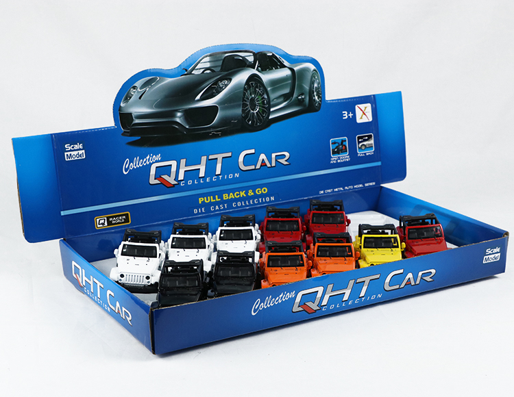 1:32牧马人敞逢合金回力车 XL80129-12(OPEN)