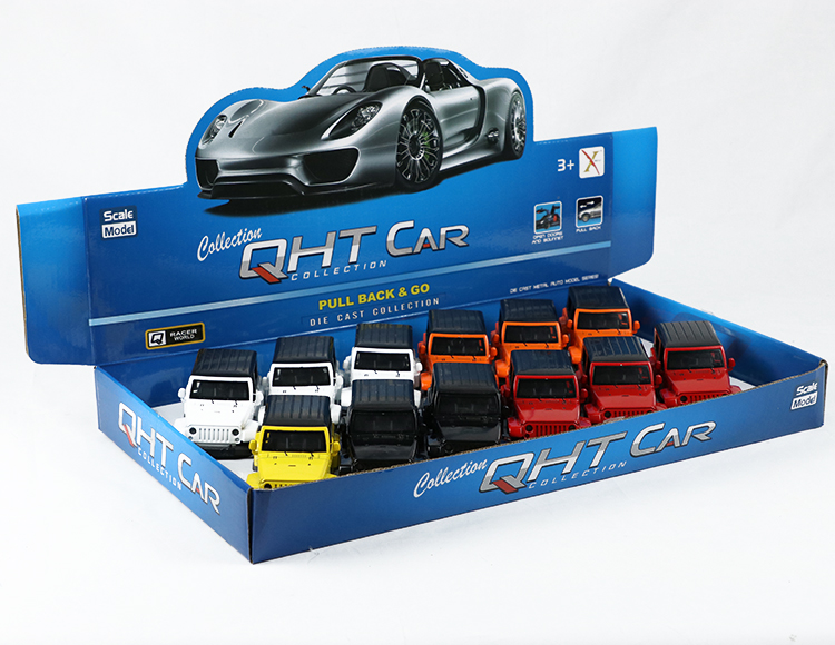 1:32牧马人带斗合金回力车 XL80129-12