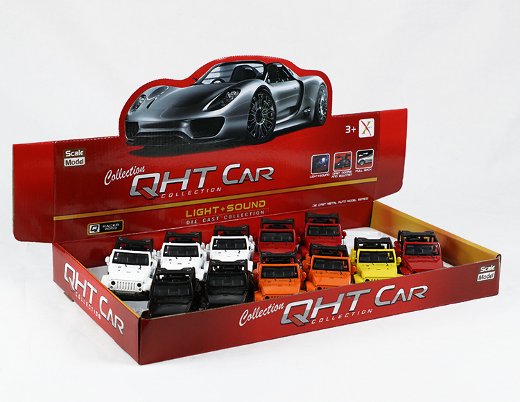 1:32牧马人敞逢合金回力车 XL80129-12L(OPEN)