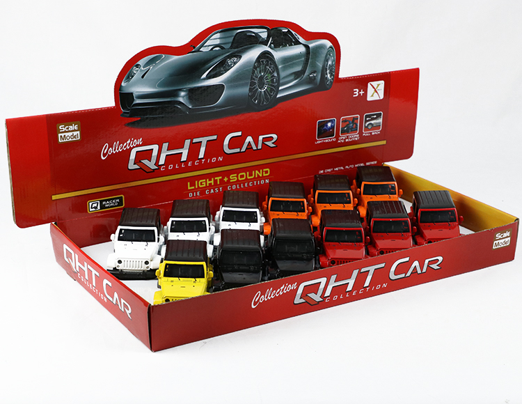 1:32牧马人带斗合金回力车 XL80129-12L