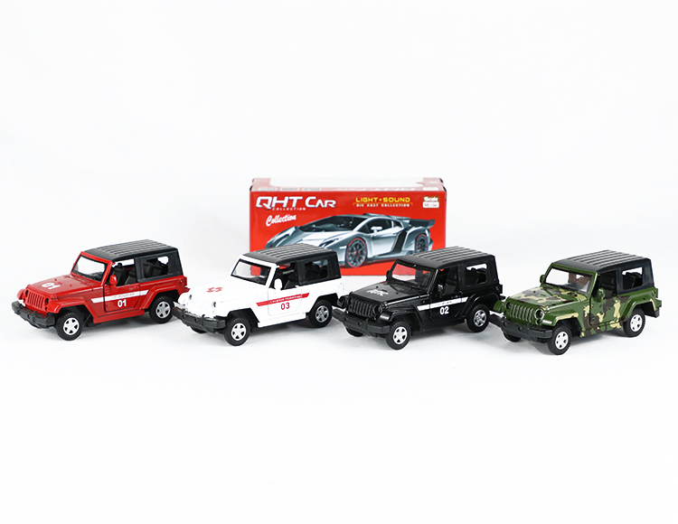 1:32牧马人带斗合金回力军+俄文车 XL80129FL